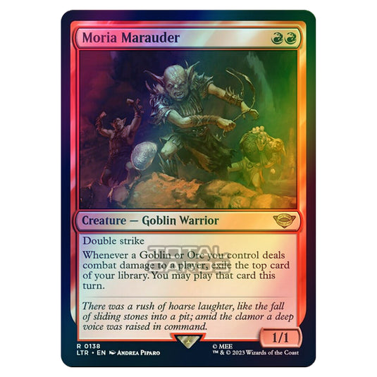 Magic The Gathering - The Lord of the Rings - Tales of Middle-Earth - Moria Marauder - 0138 (Foil)