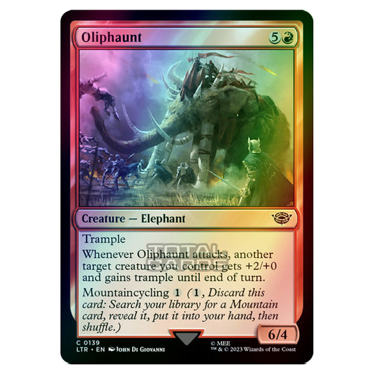 Magic The Gathering - The Lord of the Rings - Tales of Middle-Earth - Oliphaunt - 0139 (Foil)