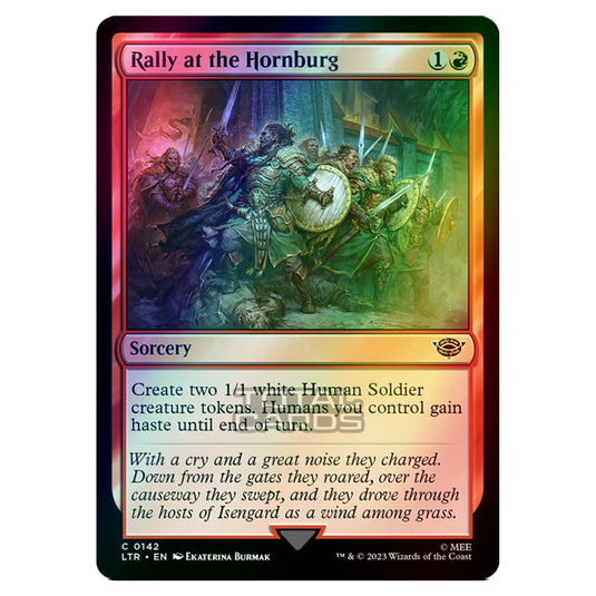 Magic The Gathering - The Lord of the Rings - Tales of Middle-Earth - Rally at the Hornburg - 0142 (Foil)