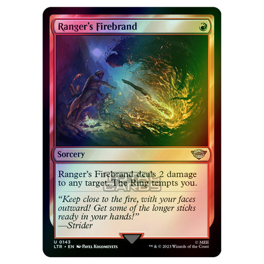 Magic The Gathering - The Lord of the Rings - Tales of Middle-Earth - Ranger's Firebrand - 0143 (Foil)