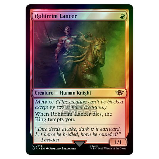 Magic The Gathering - The Lord of the Rings - Tales of Middle-Earth - Rohirrim Lancer - 0146 (Foil)