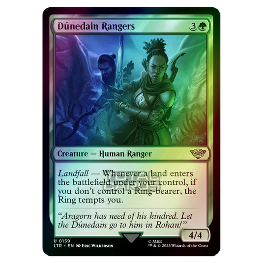 Magic The Gathering - The Lord of the Rings - Tales of Middle-Earth - Dúnedain Rangers - 0159 (Foil)