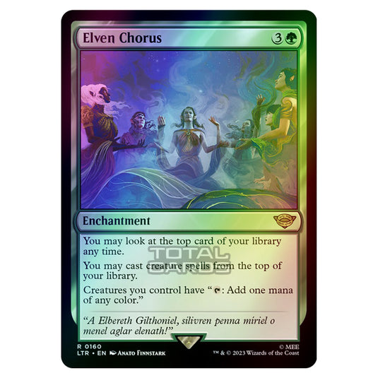 Magic The Gathering - The Lord of the Rings - Tales of Middle-Earth - Elven Chorus - 0160 (Foil)