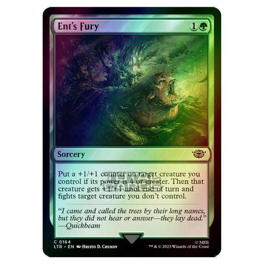 Magic The Gathering - The Lord of the Rings - Tales of Middle-Earth - Ent's Fury - 0164 (Foil)