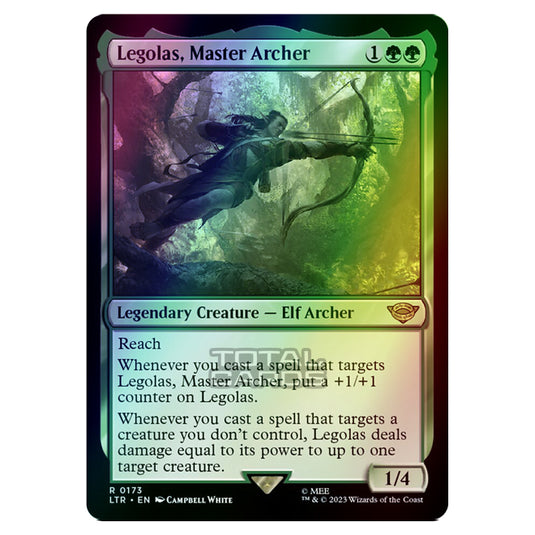 Magic The Gathering - The Lord of the Rings - Tales of Middle-Earth - Legolas, Master Archer - 0173 (Foil)