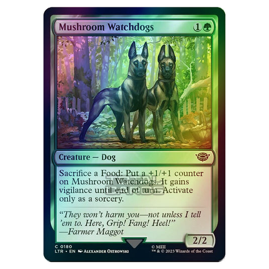 Magic The Gathering - The Lord of the Rings - Tales of Middle-Earth - Mushroom Watchdogs - 0180 (Foil)