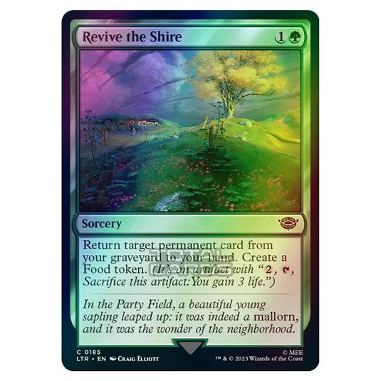 Magic The Gathering - The Lord of the Rings - Tales of Middle-Earth - Revive the Shire - 0185 (Foil)