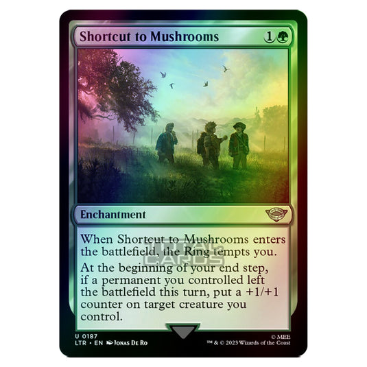 Magic The Gathering - The Lord of the Rings - Tales of Middle-Earth - Shortcut to Mushrooms - 0187 (Foil)