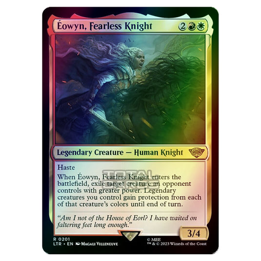 Magic The Gathering - The Lord of the Rings - Tales of Middle-Earth - Éowyn, Fearless Knight - 0201 (Foil)