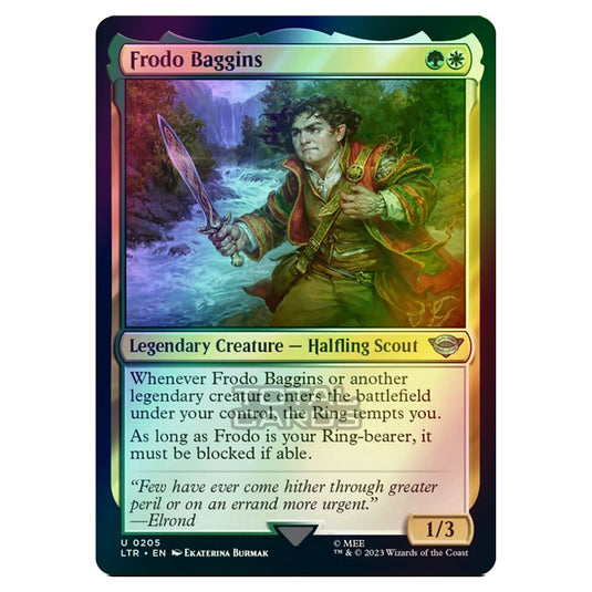 Magic The Gathering - The Lord of the Rings - Tales of Middle-Earth - Frodo Baggins - 0205 (Foil)