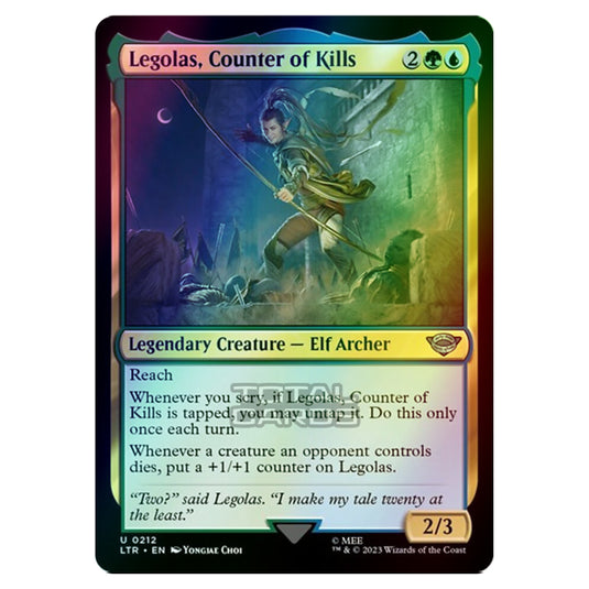 Magic The Gathering - The Lord of the Rings - Tales of Middle-Earth - Legolas, Counter of Kills - 0212 (Foil)