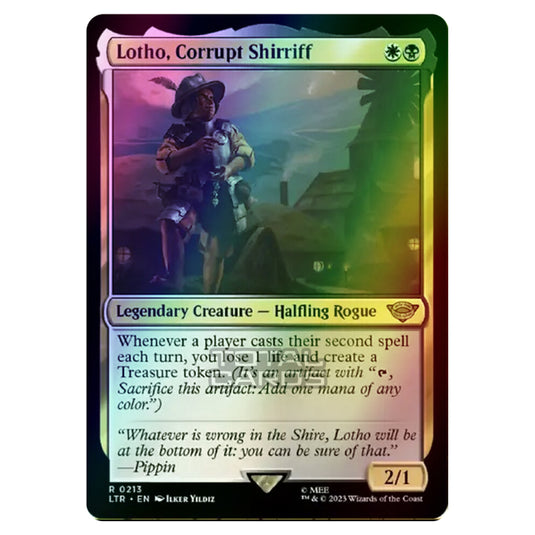 Magic The Gathering - The Lord of the Rings - Tales of Middle-Earth - Lotho, Corrupt Shirriff - 0213 (Foil)