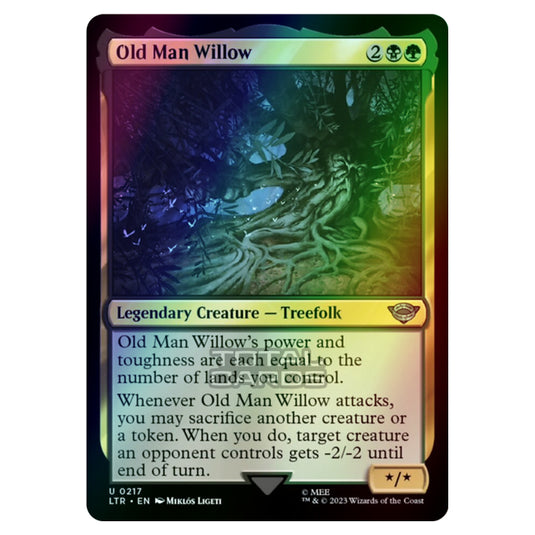 Magic The Gathering - The Lord of the Rings - Tales of Middle-Earth - Old Man Willow - 0217 (Foil)