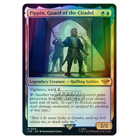 Magic The Gathering - The Lord of the Rings - Tales of Middle-Earth - Pippin, Guard of the Citadel - 0218 (Foil)