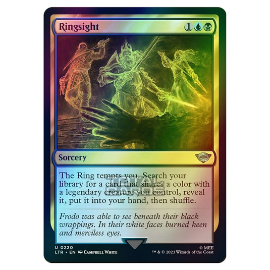 Magic The Gathering - The Lord of the Rings - Tales of Middle-Earth - Ringsight - 0220 (Foil)