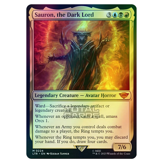 Magic The Gathering - The Lord of the Rings - Tales of Middle-Earth - Sauron, the Dark Lord - 0224 (Foil)