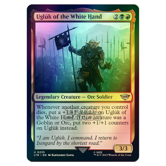 Magic The Gathering - The Lord of the Rings - Tales of Middle-Earth - Uglúk of the White Hand - 0235 (Foil)