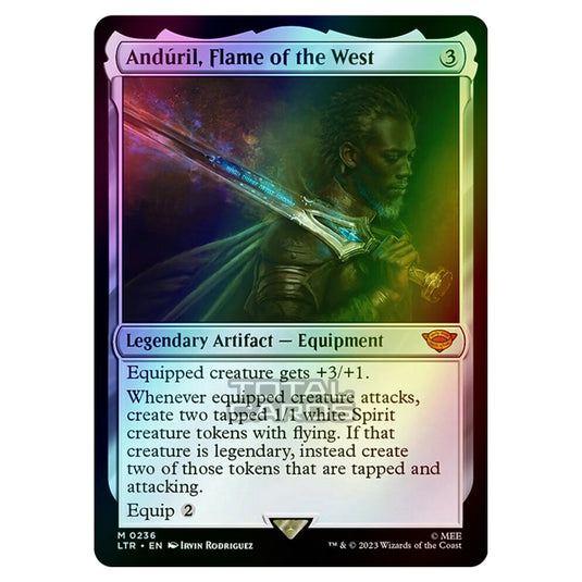 Magic The Gathering - The Lord of the Rings - Tales of Middle-Earth - Andúril, Flame of the West - 0236 (Foil)