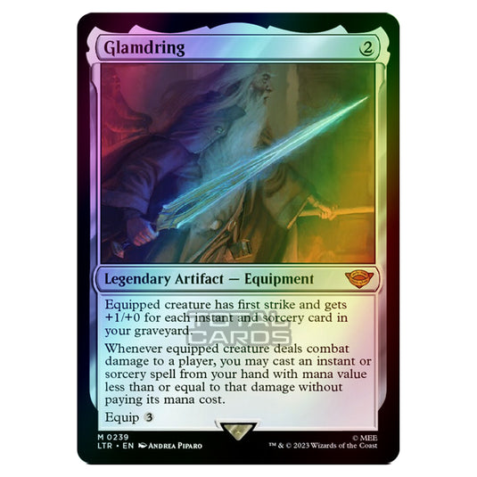 Magic The Gathering - The Lord of the Rings - Tales of Middle-Earth - Glamdring - 0239 (Foil)