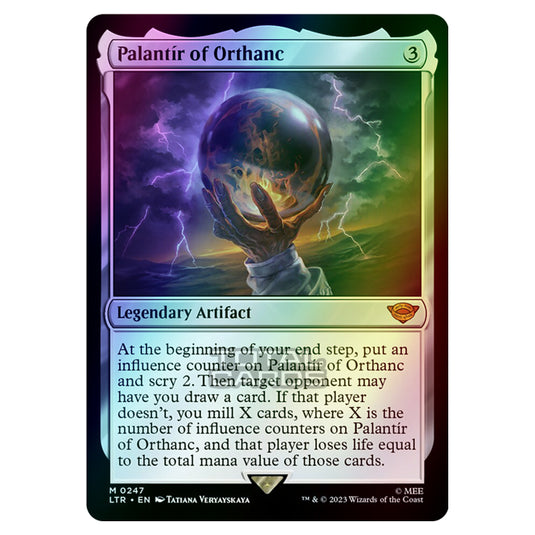 Magic The Gathering - The Lord of the Rings - Tales of Middle-Earth - Palantír of Orthanc - 0247 (Foil)