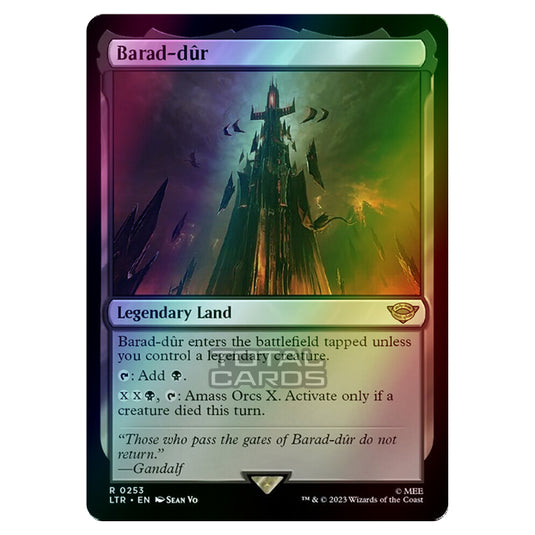 Magic The Gathering - The Lord of the Rings - Tales of Middle-Earth - Barad-dûr - 0253 (Foil)