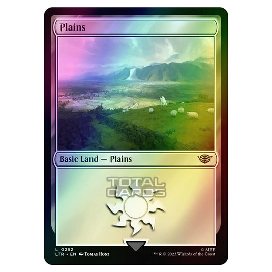 Magic The Gathering - The Lord of the Rings - Tales of Middle-Earth - Plains - 0262 (Foil)