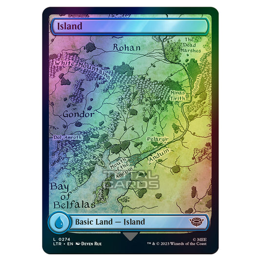 Magic The Gathering - The Lord of the Rings - Tales of Middle-Earth - Island - 0274 (Foil)