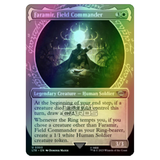 Magic The Gathering - The Lord of the Rings - Tales of Middle-Earth - Faramir, Field Commander (Showcase Card)  - 0303 (Foil)