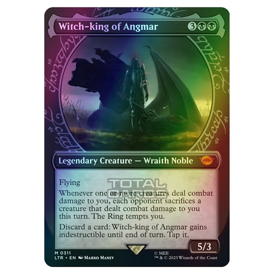 Magic The Gathering - The Lord of the Rings - Tales of Middle-Earth - Witch-king of Angmar (Showcase Card)  - 0311 (Foil)