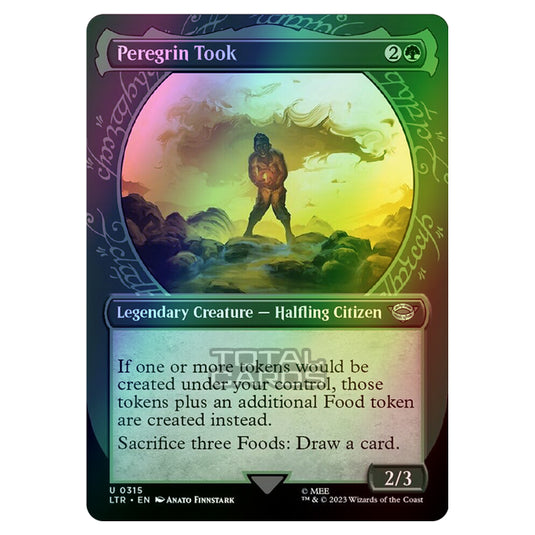 Magic The Gathering - The Lord of the Rings - Tales of Middle-Earth - Peregrin Took (Showcase Card)  - 0315 (Foil)