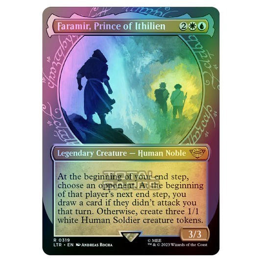 Magic The Gathering - The Lord of the Rings - Tales of Middle-Earth - Faramir, Prince of Ithilien (Showcase Card)  - 0319 (Foil)