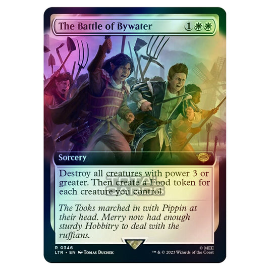 Magic The Gathering - The Lord of the Rings - Tales of Middle-Earth - The Battle of Bywater (Extended Art Card)  - 0346 (Foil)