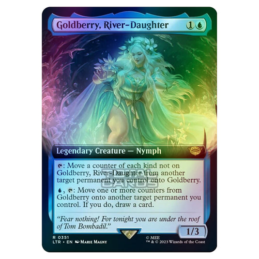 Magic The Gathering - The Lord of the Rings - Tales of Middle-Earth - Goldberry, River-Daughter (Extended Art Card)  - 0351 (Foil)