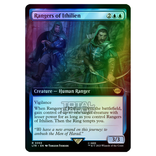 Magic The Gathering - The Lord of the Rings - Tales of Middle-Earth - Rangers of Ithilien (Extended Art Card)  - 0353 (Foil)