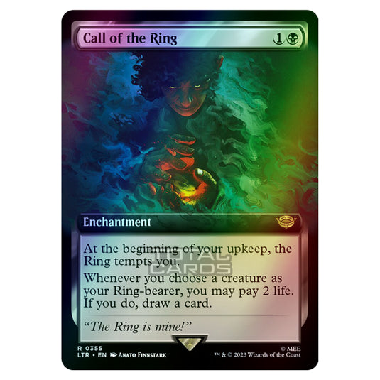 Magic The Gathering - The Lord of the Rings - Tales of Middle-Earth - Call of the Ring (Extended Art Card)  - 0355 (Foil)