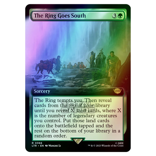 Magic The Gathering - The Lord of the Rings - Tales of Middle-Earth - The Ring Goes South (Extended Art Card)  - 0366 (Foil)