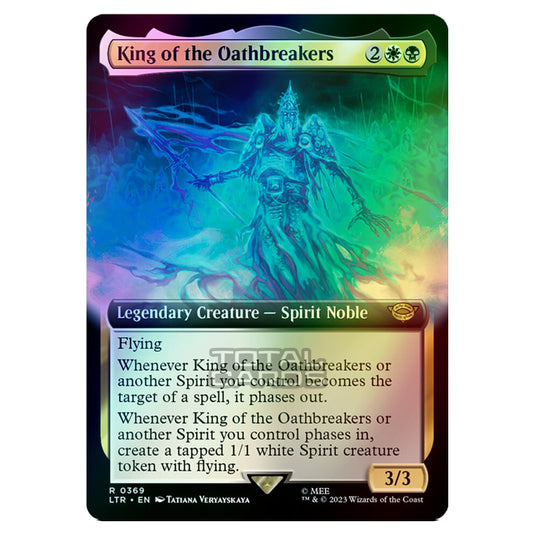 Magic The Gathering - The Lord of the Rings - Tales of Middle-Earth - King of the Oathbreakers (Extended Art Card)  - 0369 (Foil)