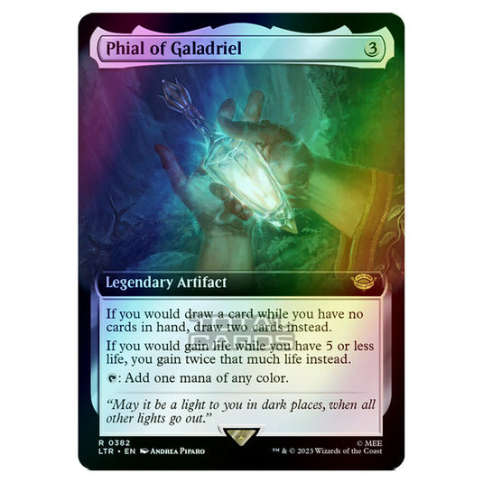 Magic The Gathering - The Lord of the Rings - Tales of Middle-Earth - Phial of Galadriel (Extended Art Card)  - 0382 (Foil)