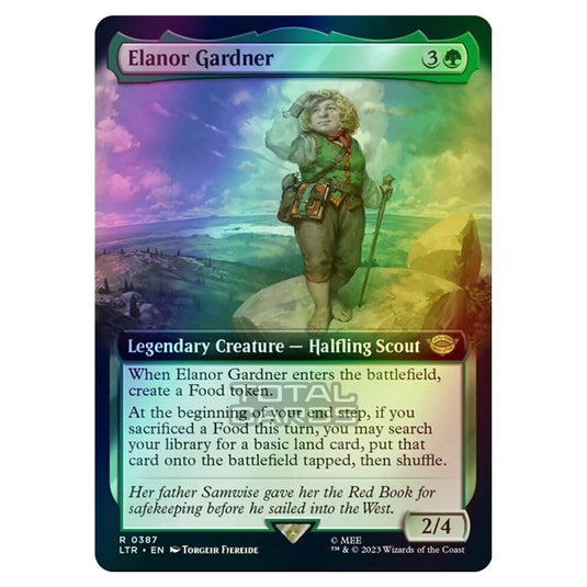 Magic The Gathering - The Lord of the Rings - Tales of Middle-Earth - Elanor Gardner (Extended Art Card)  - 0387 (Foil)