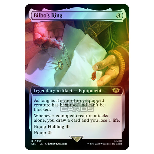 Magic The Gathering - The Lord of the Rings - Tales of Middle-Earth - Bilbo's Ring (Extended Art Card)  - 0397 (Foil)