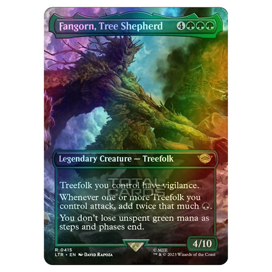 Magic The Gathering - The Lord of the Rings - Tales of Middle-Earth - Fangorn, Tree Shepherd (Scene Card)  - 0415 (Foil)