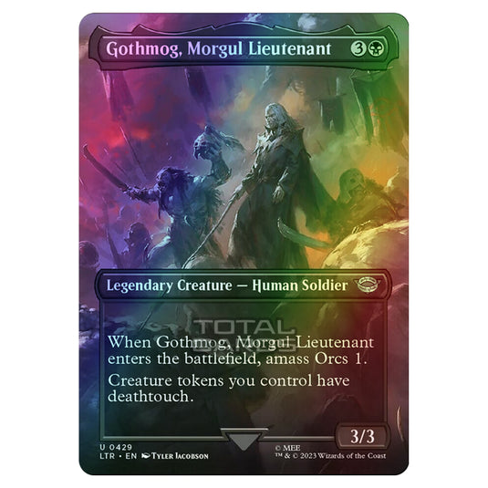 Magic The Gathering - The Lord of the Rings - Tales of Middle-Earth - Gothmog, Morgul Lieutenant (Scene Card)  - 0429 (Foil)