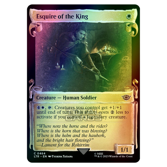 Magic The Gathering - The Lord of the Rings - Tales of Middle-Earth - Esquire of the King - 0464 (Foil)