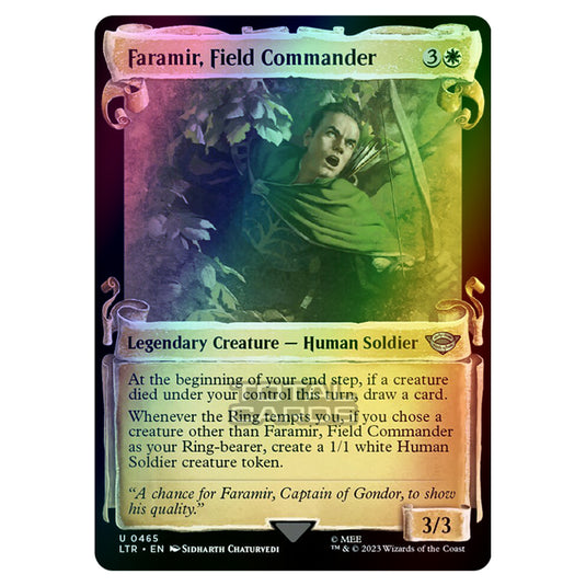 Magic The Gathering - The Lord of the Rings - Tales of Middle-Earth - Faramir, Field Commander - 0465 (Foil)