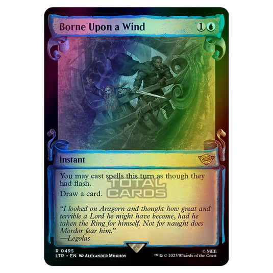 Magic The Gathering - The Lord of the Rings - Tales of Middle-Earth - Borne Upon a Wind - 0495 (Foil)