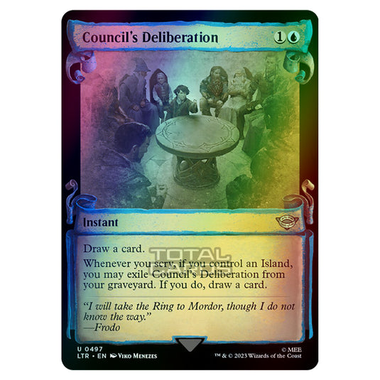 Magic The Gathering - The Lord of the Rings - Tales of Middle-Earth - Council's Deliberation - 0497 (Foil)