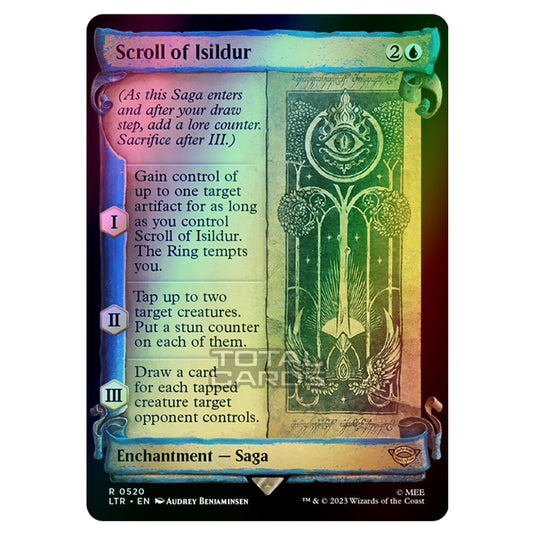 Magic The Gathering - The Lord of the Rings - Tales of Middle-Earth - Scroll of Isildur - 0520 (Foil)