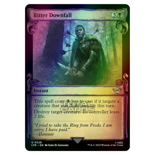 Magic The Gathering - The Lord of the Rings - Tales of Middle-Earth - Bitter Downfall - 0528 (Foil)