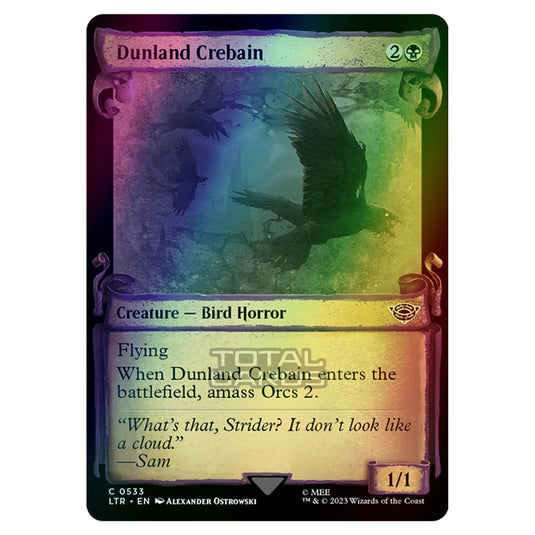 Magic The Gathering - The Lord of the Rings - Tales of Middle-Earth - Dunland Crebain - 0533 (Foil)