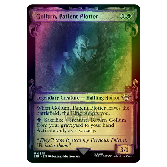 Magic The Gathering - The Lord of the Rings - Tales of Middle-Earth - Gollum, Patient Plotter - 0535 (Foil)